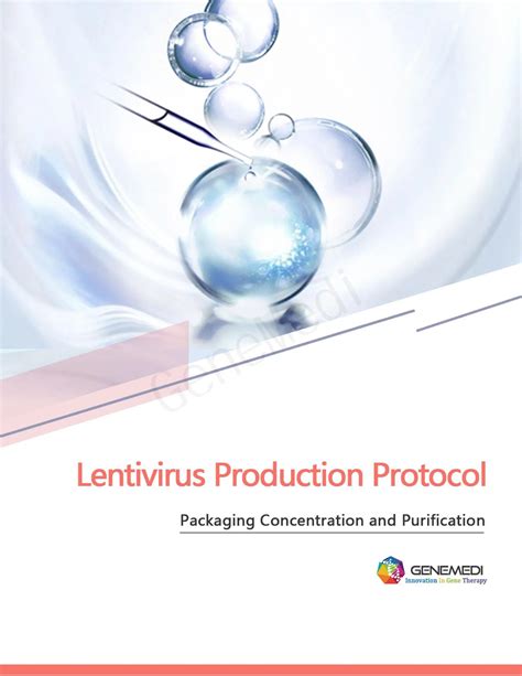 lentivirus purification protocol.